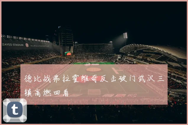 德比战弗拉霍维奇反击破门武汉三镇高燃回看